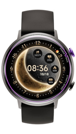 SmartWatch Rubicon RNCF29 czarny silikon