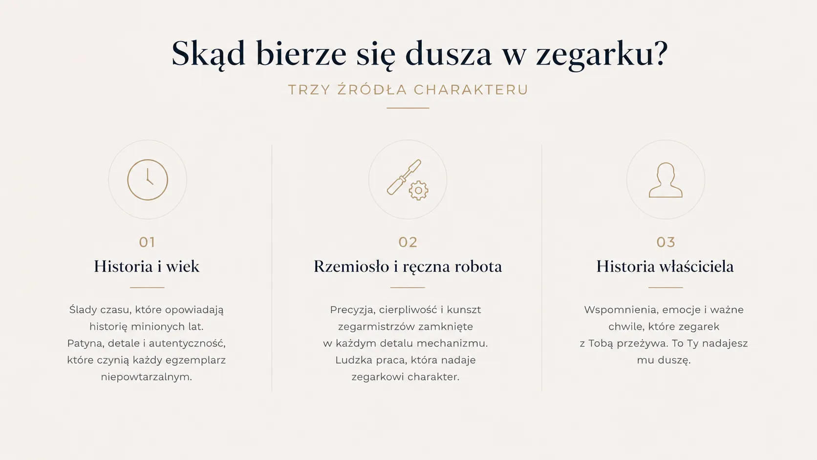Skąd bierze się dusza w zegarku?
