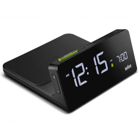 Budzik Braun BC21B z ładowarką QI