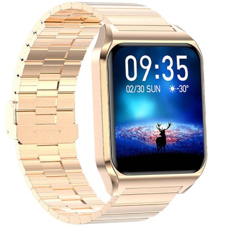 SmartWatch Rubicon RNCE89 złota bransoleta BT Call