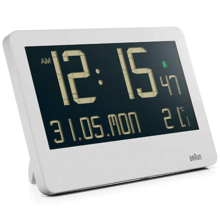 Budzik zegar z termometrem Braun BC14W