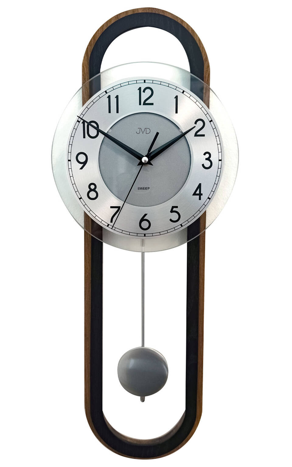 Zegar ścienny z wahadłem JVD NS22010.78 cichy mechanizm 22 x