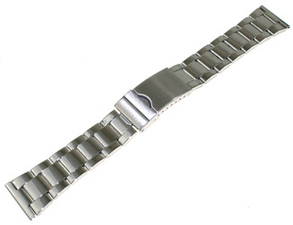Bransoleta stalowa do zegarka 22 mm STD318.22 srebrna