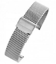Bransoleta stalowa do zegarka 22 mm Jordan Kerr HQ10 S-22 srebrna