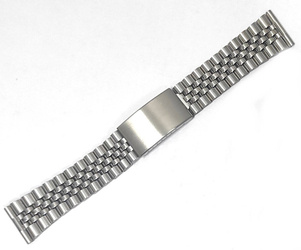 Bransoleta stalowa do zegarka 18 mm EX-S-1-18 srebrna