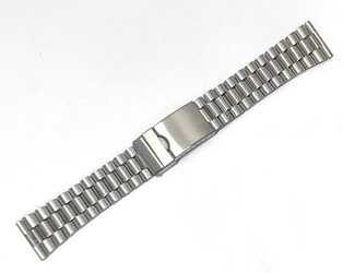 Bransoleta stalowa do zegarka 18 mm EX-S-3-18 srebrna