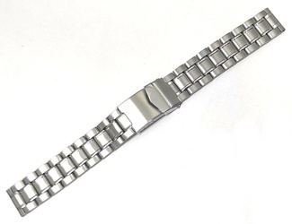 Bransoleta stalowa do zegarka 18 mm LX-S-1-18 srebrna