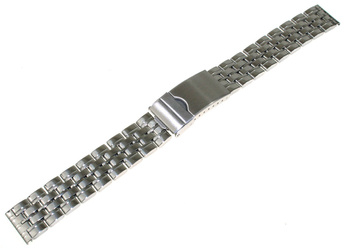 Bransoleta stalowa do zegarka 18 mm STD213.18 srebrna