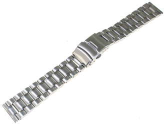 Bransoleta stalowa do zegarka 20 mm GD016.20 srebrna masywna