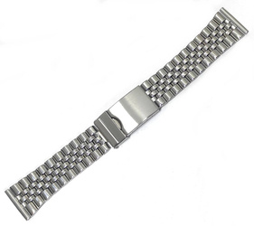 Bransoleta stalowa do zegarka 20 mm STD110.20 srebrna