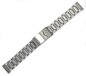 Bransoleta stalowa do zegarka 20 mm STD125.20 srebrna