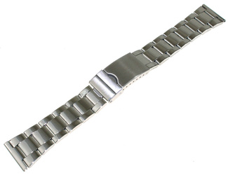 Bransoleta stalowa do zegarka 20 mm STD318.20 srebrna