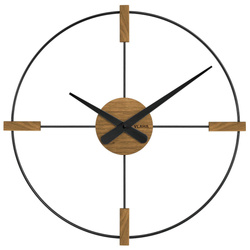 Drewniany dębowy ręcznie wykonany zegar ścienny VLAHA VCT1052 50 cm