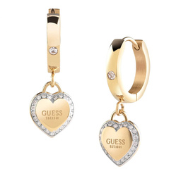 Kolczyki Guess Fine Heart JUBE01426JWYGT/U