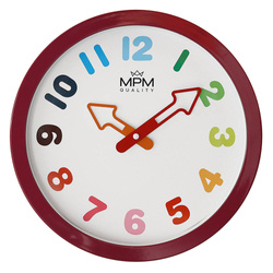 Kolorowy zegar ścienny MPM E01.4050.23 30,5 cm