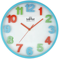 Kolorowy zegar ścienny MPM E01.4186.30 30 cm