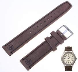 Pasek do zegarka Timex T49870 P49870 18 mm skórzany