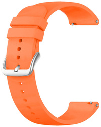 Silikonowy pasek do zegarka 18 mm Lavvu LS00O18 pomarańczowy
