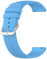 Silikonowy pasek do zegarka 22 mm Lavvu LS00J22 niebieski