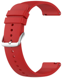 Silikonowy pasek do zegarka 22 mm Lavvu LS00R22 czerwony