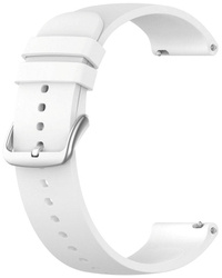 Silikonowy pasek do zegarka 22 mm Lavvu LS00W22 biały