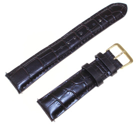 Skórzany pasek do zegarka Casio MTP-1384 brązowy 20 mm