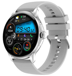 SmartWatch Rubicon RNCF35 srebrny rozmowy powiadomienia BT Call