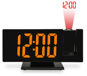 Zegar budzik LED JVD SB3618.2 z termometrem i projekcją