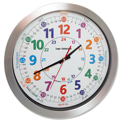 Zegar ścienny Atrix AL1601N SW Edukacyjny 40 cm PL
