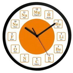 Zegar ścienny Atrix ATE2013CH2 BK dla chemika