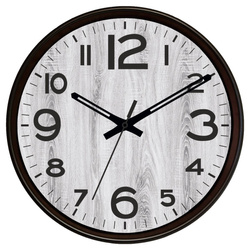 Zegar ścienny Atrix ATE2015BW1 imitacja drewna 30 cm