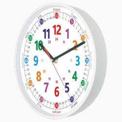 Zegar ścienny Atrix ATE2015WNC2 SW Edukacyjny 30 cm EN