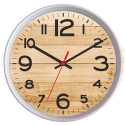 Zegar ścienny Atrix ATE2015WW3 imitacja drewna 30 cm
