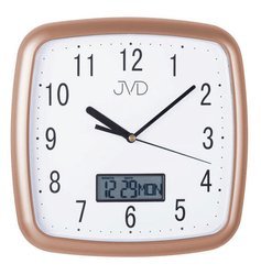 Zegar ścienny JVD DH615.5 26 x 26 cm Data Cichy mechanizm