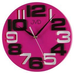 Zegar ścienny JVD H107.5 25,5 cm Kolorowy