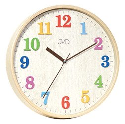 Zegar ścienny JVD HA49.1 Kolorowy, cichy