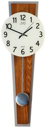 Zegar ścienny JVD NS17020.11 drewniany z wahadłem