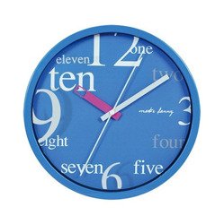 Zegar ścienny Perfect 9168 Blue 25 cm