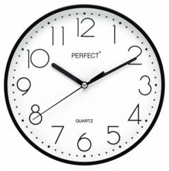 Zegar ścienny Perfect FX-5814 Czarny 22 cm
