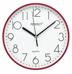 Zegar ścienny Perfect FX-5814 Red 22 cm