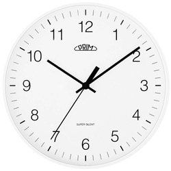 Zegar ścienny / biurkowy PRIM E01.4345.00 bardzo cichy 36 cm