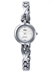 Zegarek QQ F02A-002P Damski Elegancki Srebrny