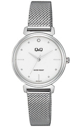 Zegarek QQ Q27B-001P Damski Klasyczny Cyrkonia