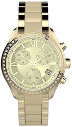 Zegarek Timex TW2V57800 Premium Chronograf złoty